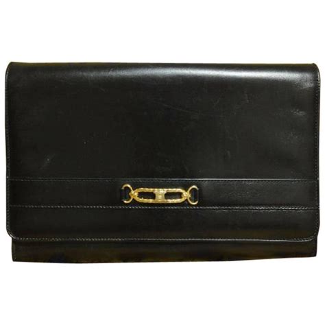 celine paris black clutch leather bag|celine clutches sale.